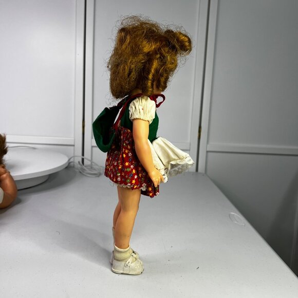 Vintage 1960s Shirley Temple Ideal Doll 14" Toy Collectible In Red Outfit - Picture 12 of 15